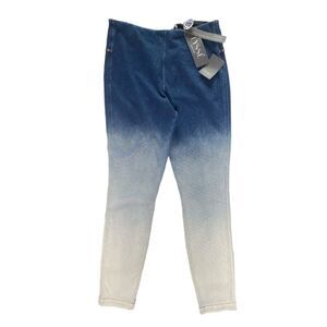 LYSSE white to blue ombre lightweight denim // Wms L